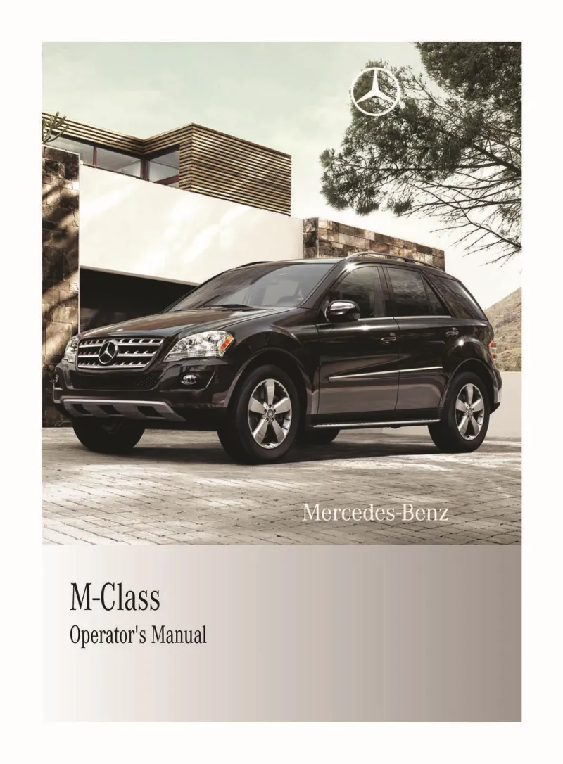 mercedes benz ml350 repair manual