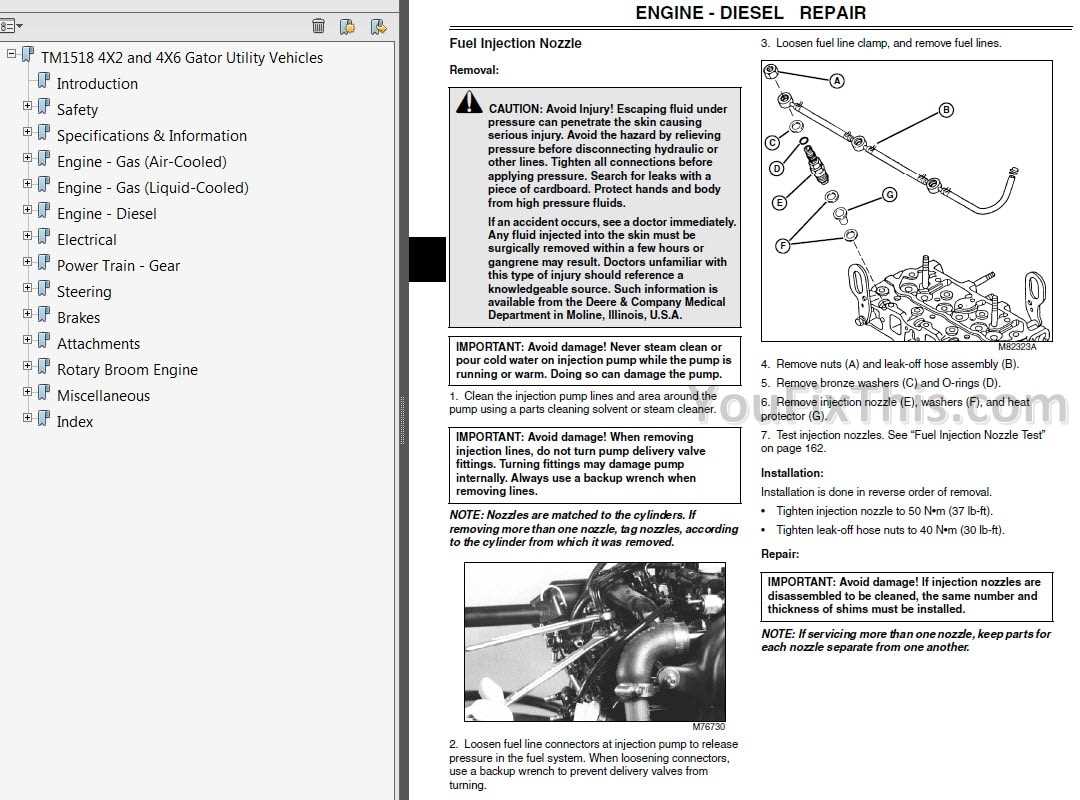 john deere gator hpx repair manual