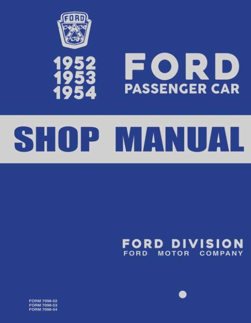 motors auto repair manual 1953