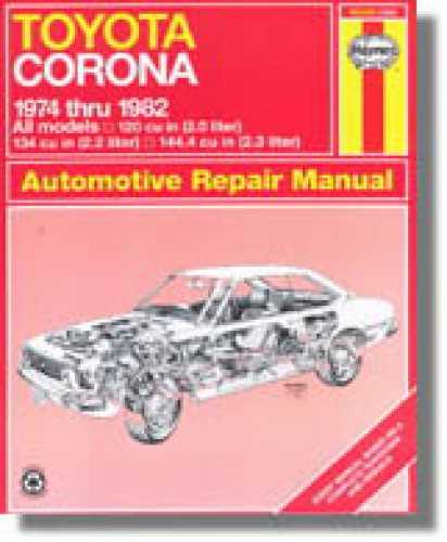 auto repair manuals toyota