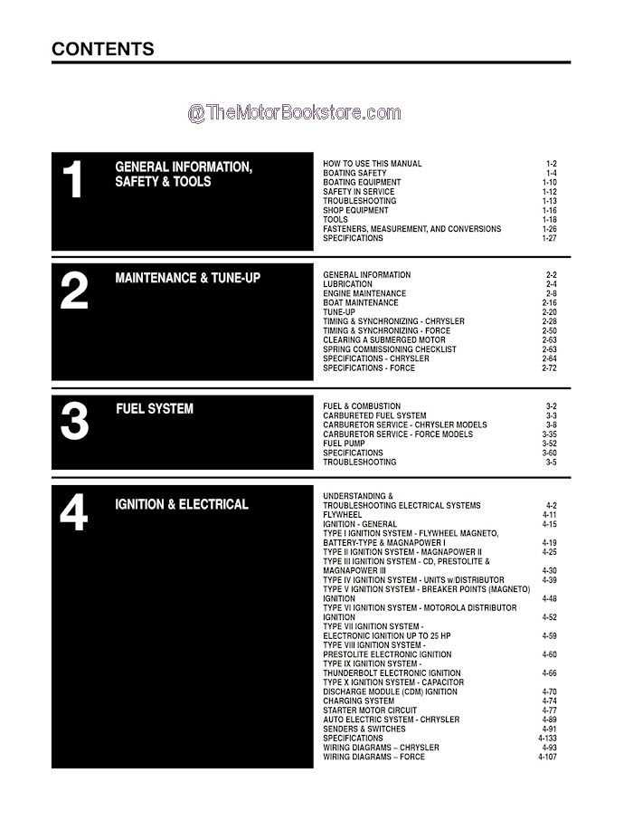 force outboard motor repair manual