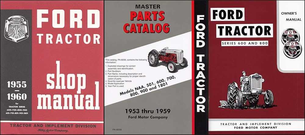 ford 600 tractor repair manual