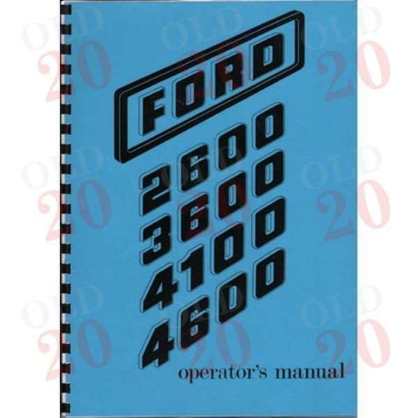 ford 600 tractor repair manual