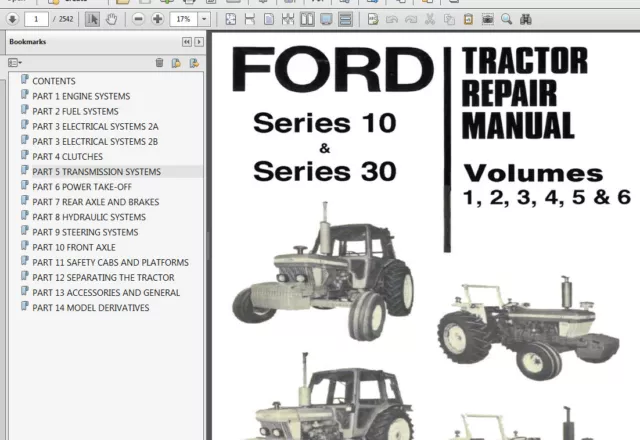 ford 7600 repair manual