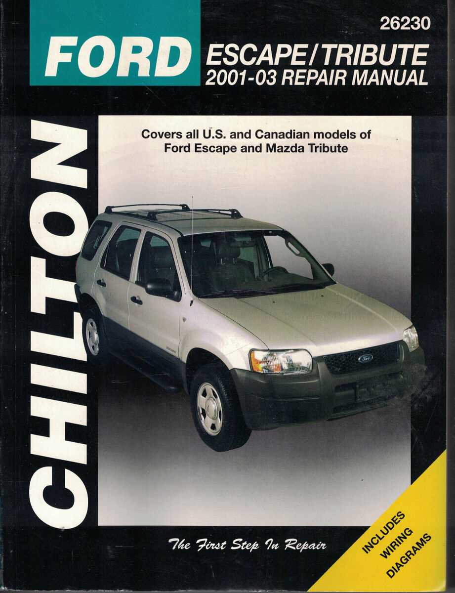 ford escape 2003 repair manual