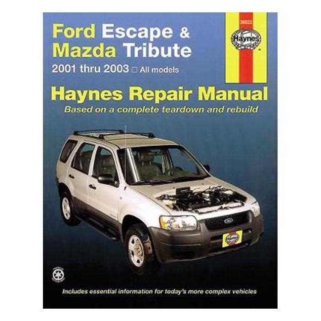 ford escape 2003 repair manual