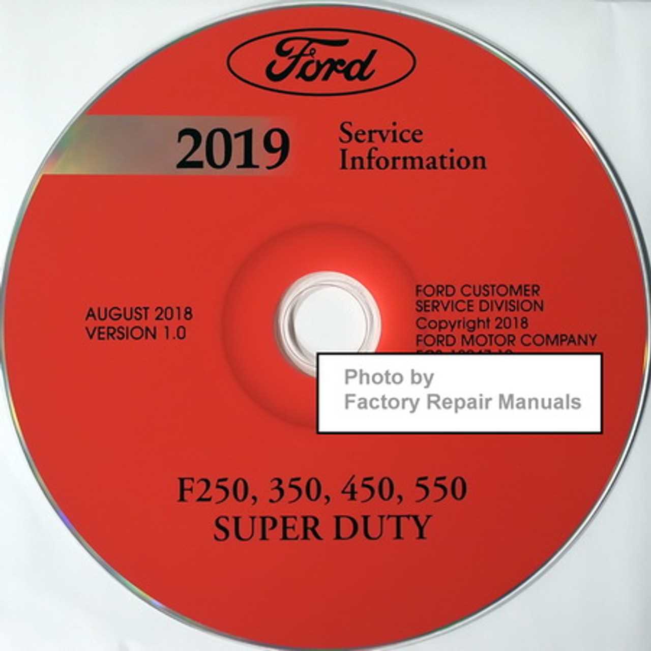 ford oem repair manual dvd