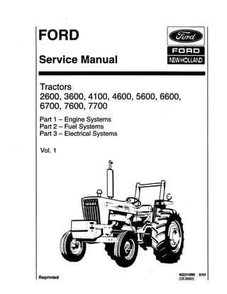 ford service repair manual