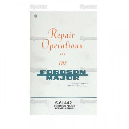 fordson major repair manual