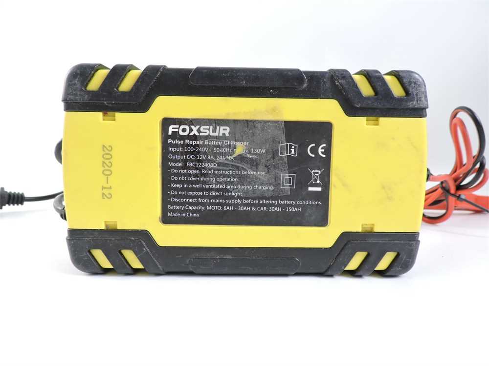 foxsur pulse repair battery charger user manual