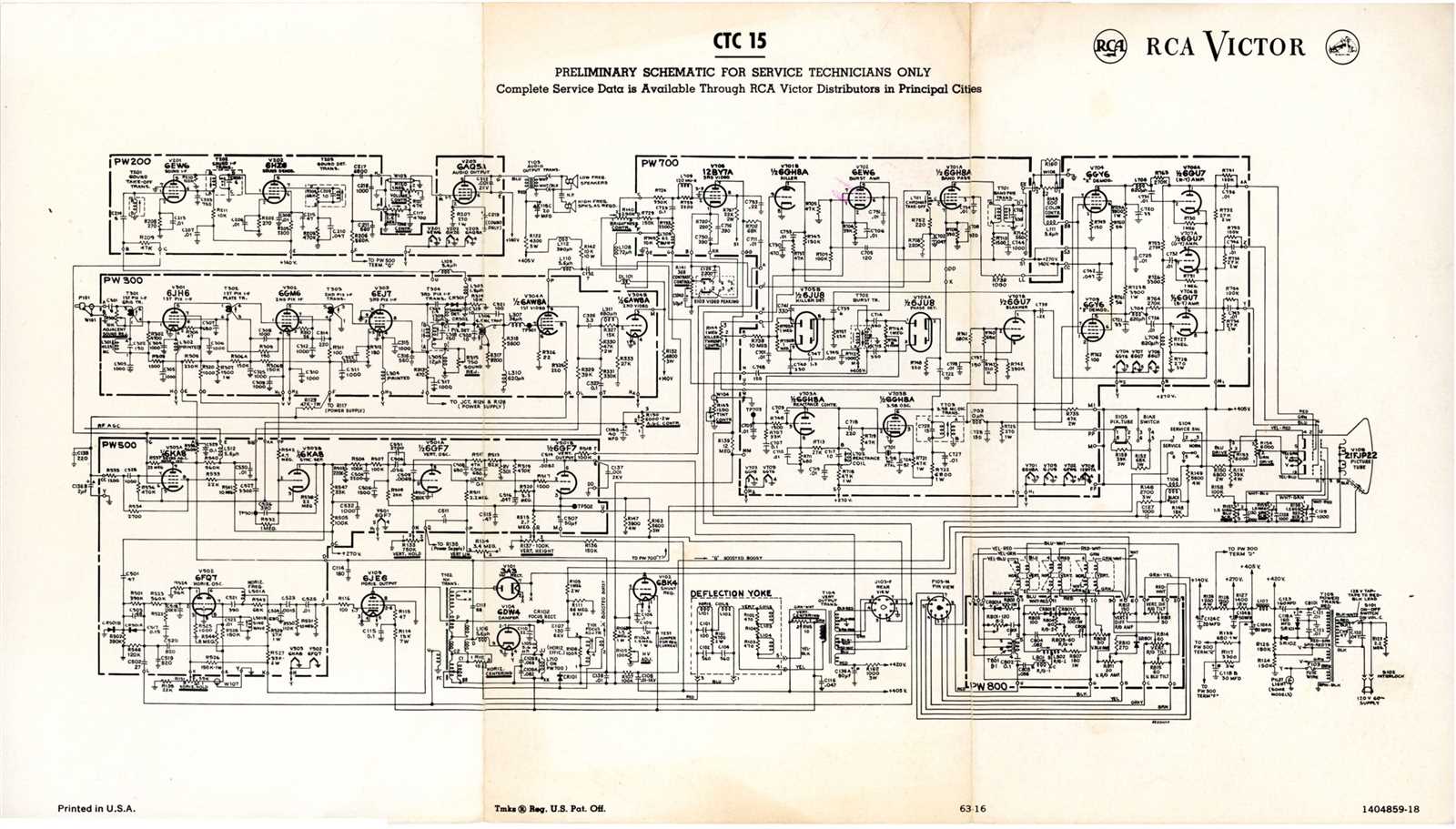 rca tv repair manual