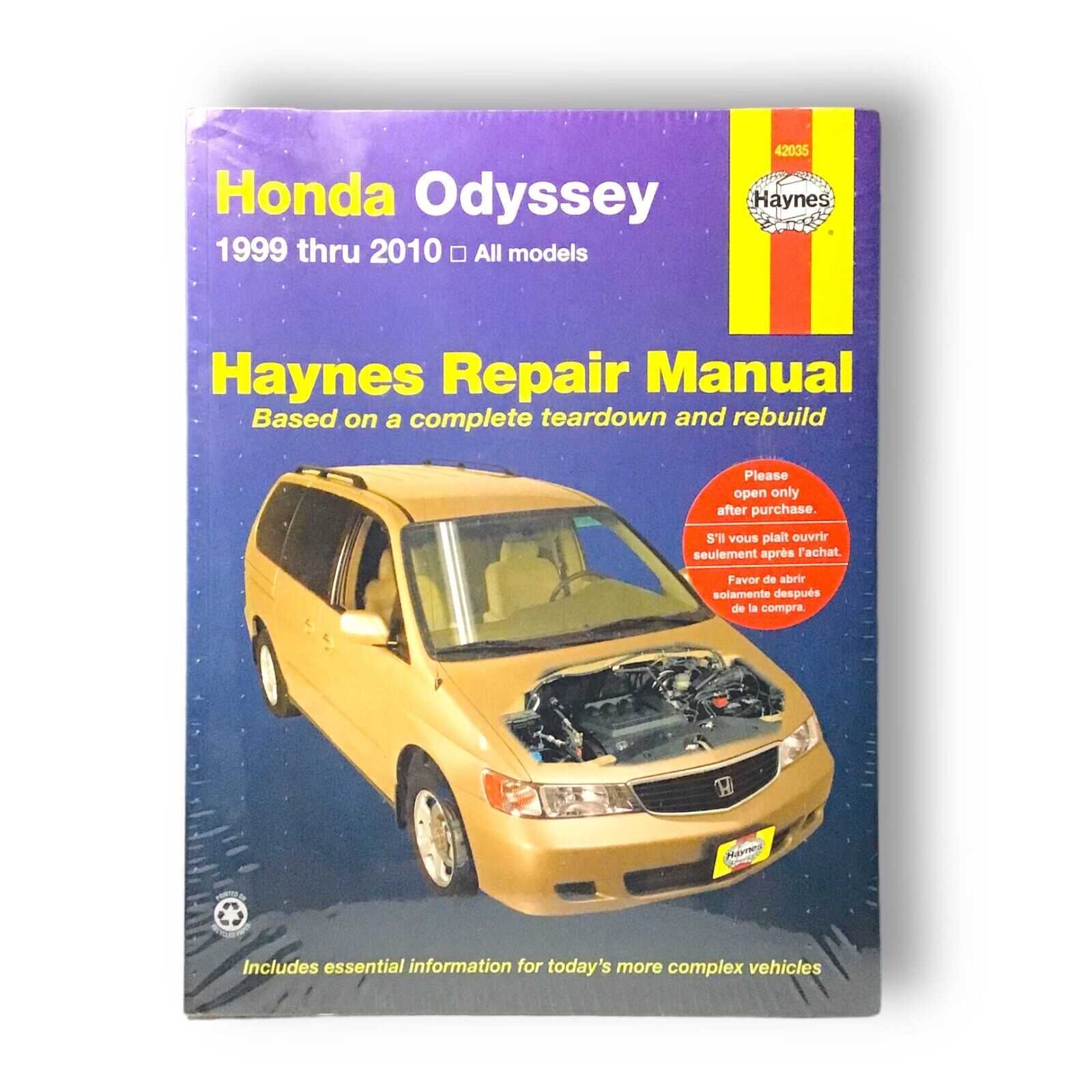 1999 honda odyssey repair manual