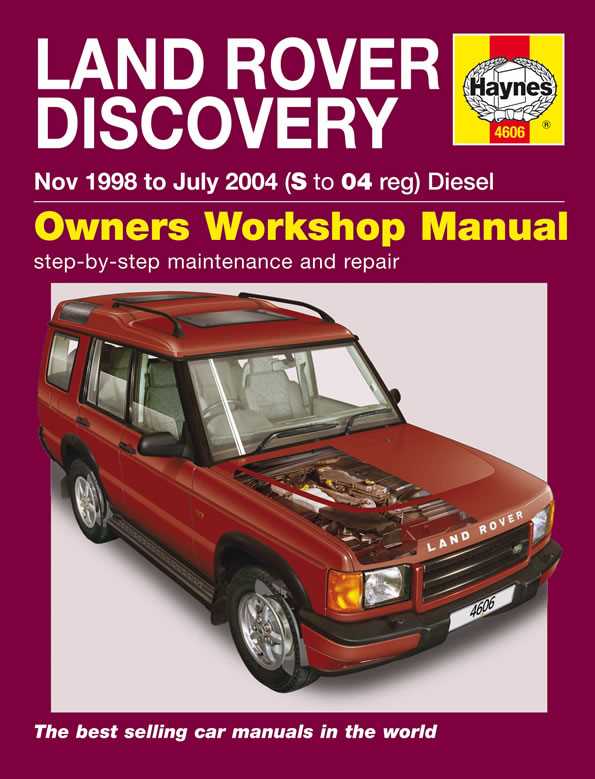 2001 land rover discovery 2 repair manual