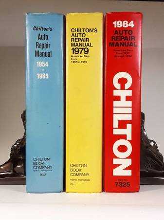 chilton repair manuals for sale