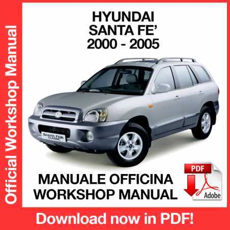 2005 hyundai santa fe repair manual