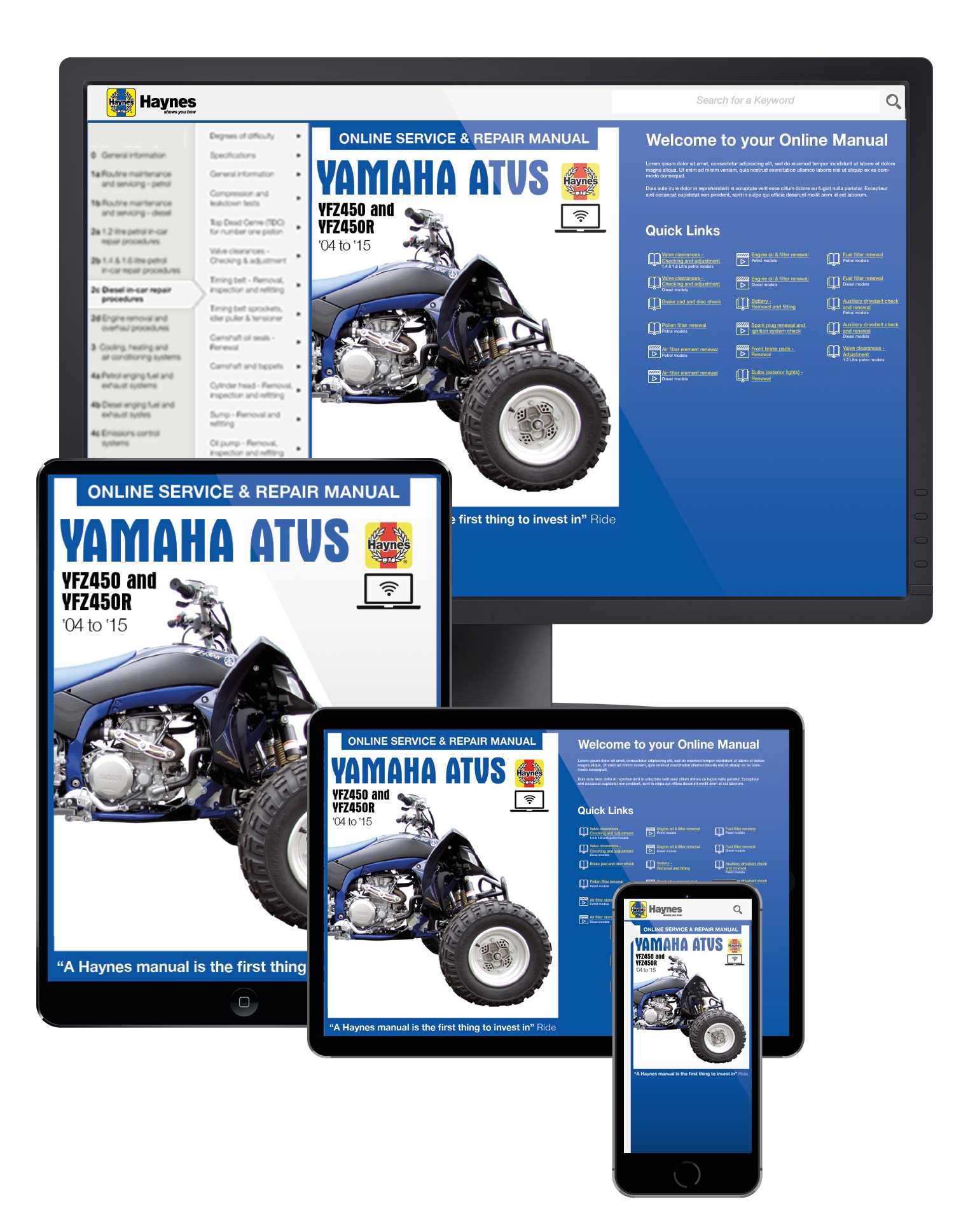 05 yfz 450 repair manual