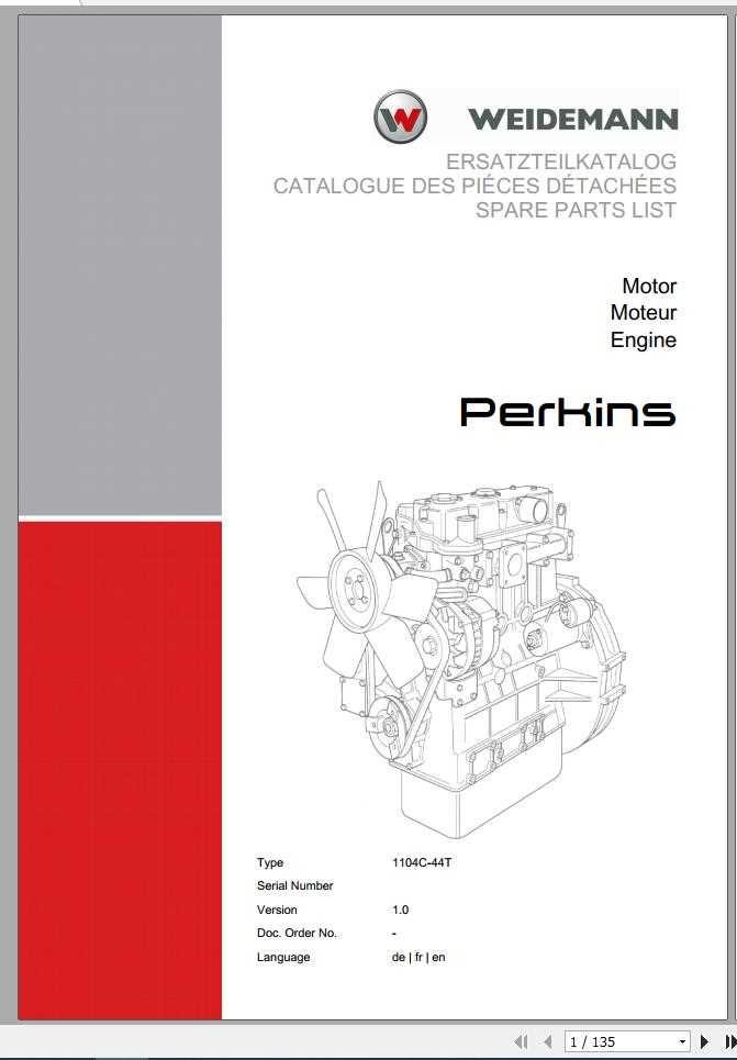 perkins 1104c 44t repair manual