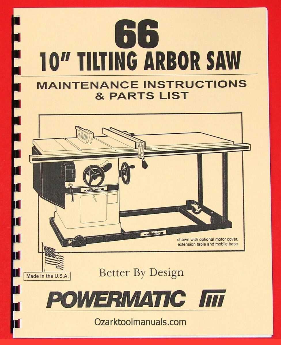 powermatic 3 repair manual