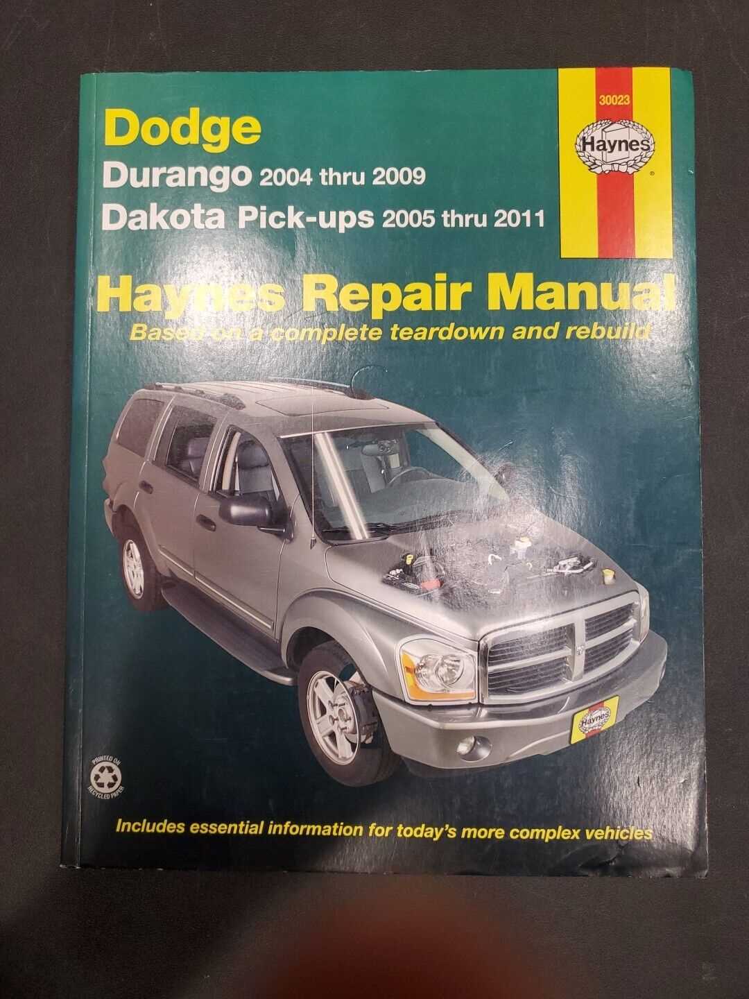 free dodge durango repair manual