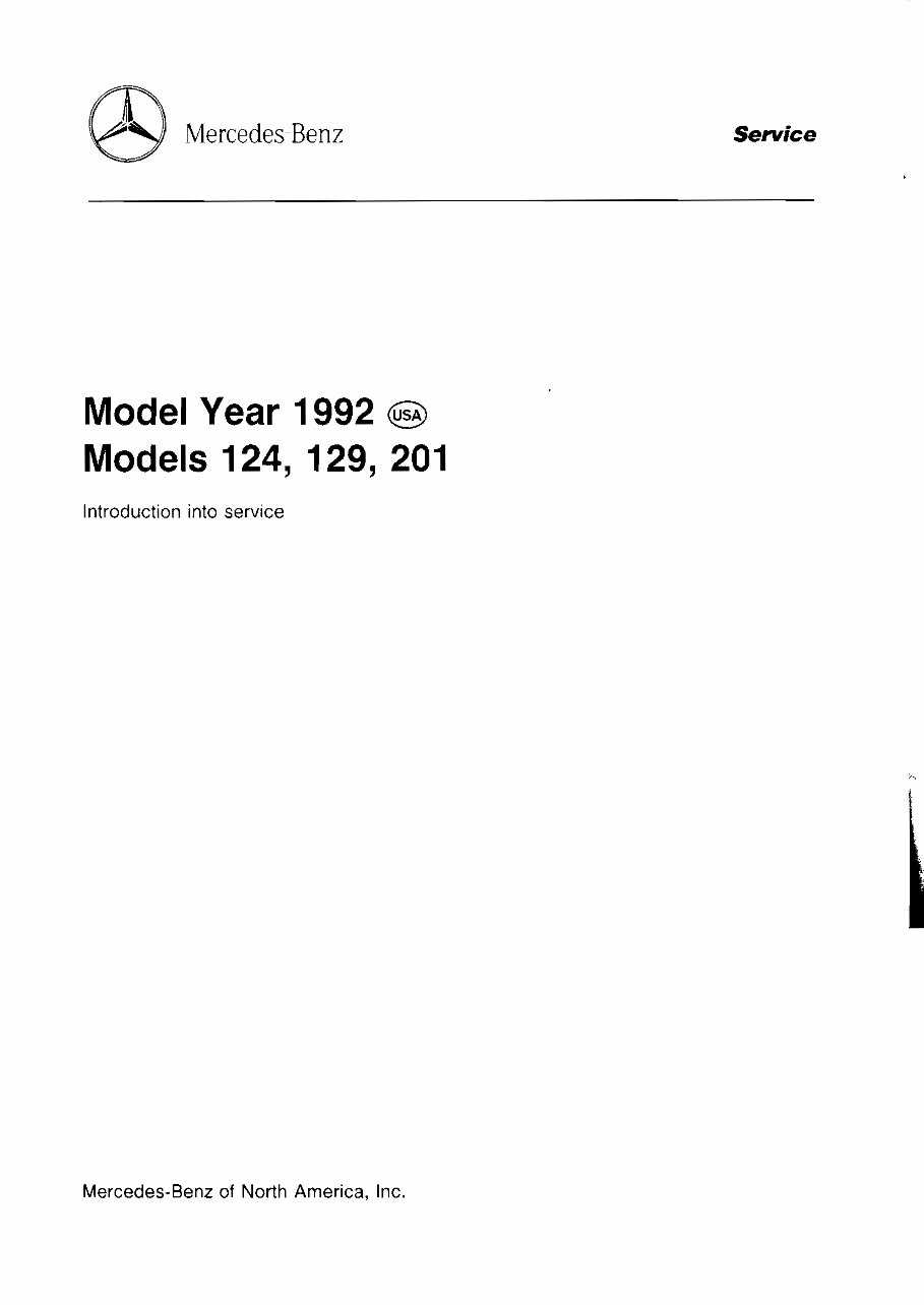 1991 mercedes 300e repair manual