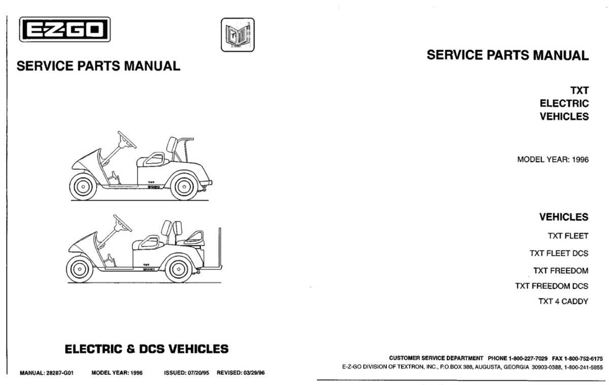 free ez go golf cart repair manual