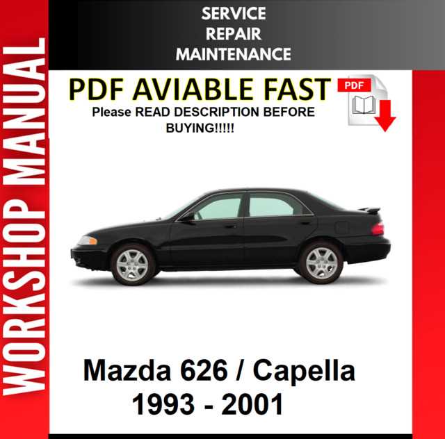 2000 mazda 626 repair manual