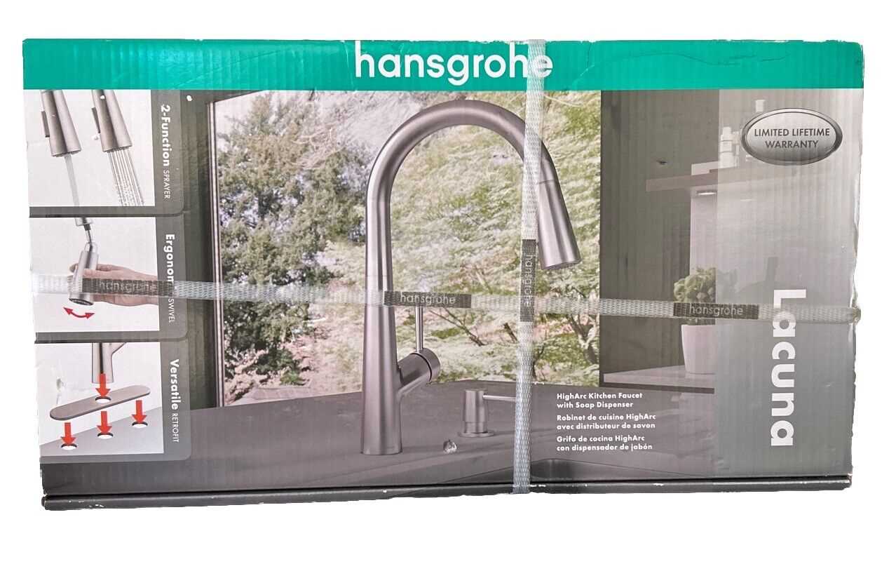 hansgrohe kitchen faucet repair manual