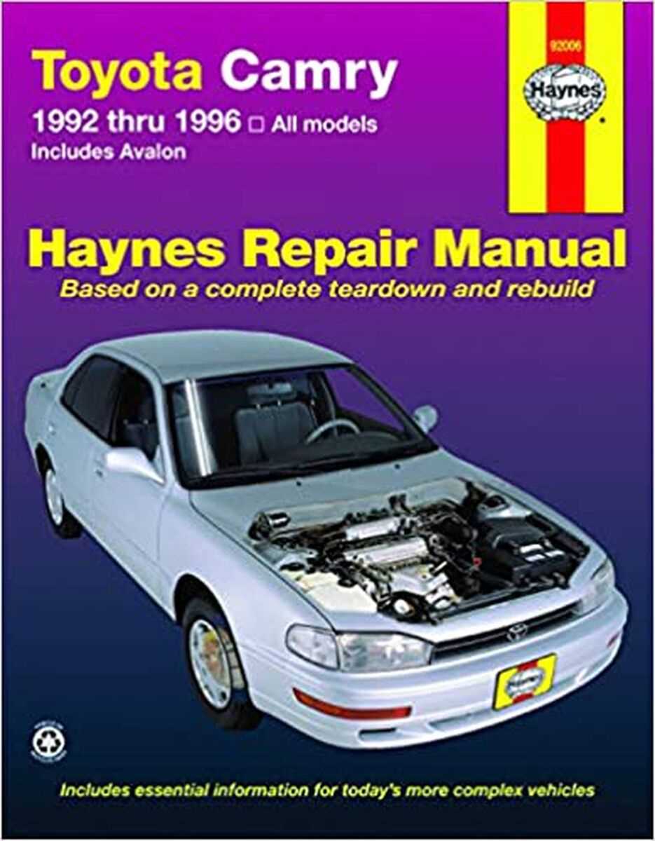 98 camry repair manual