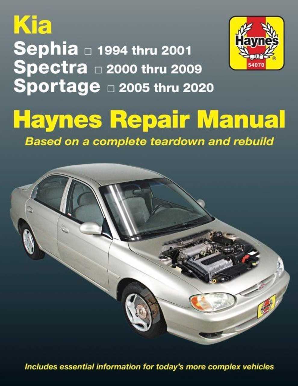 97 kia sportage repair manual