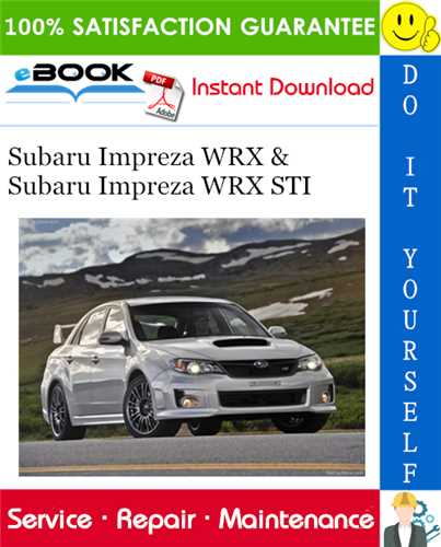 subaru sti repair manual