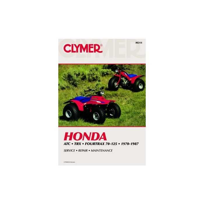 1986 honda 125 fourtrax repair manual