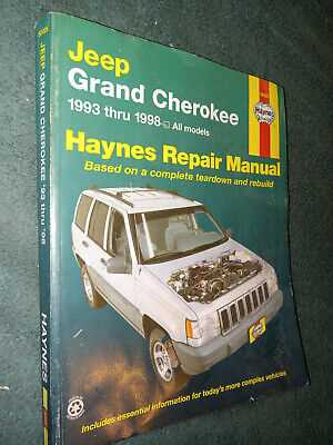 96 jeep cherokee repair manual