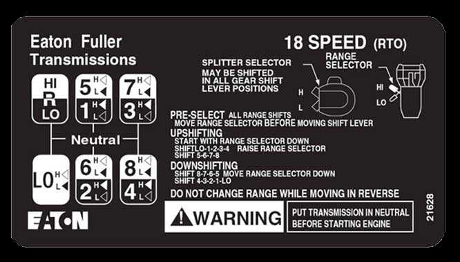 eaton fuller 18 speed transmission repair manual