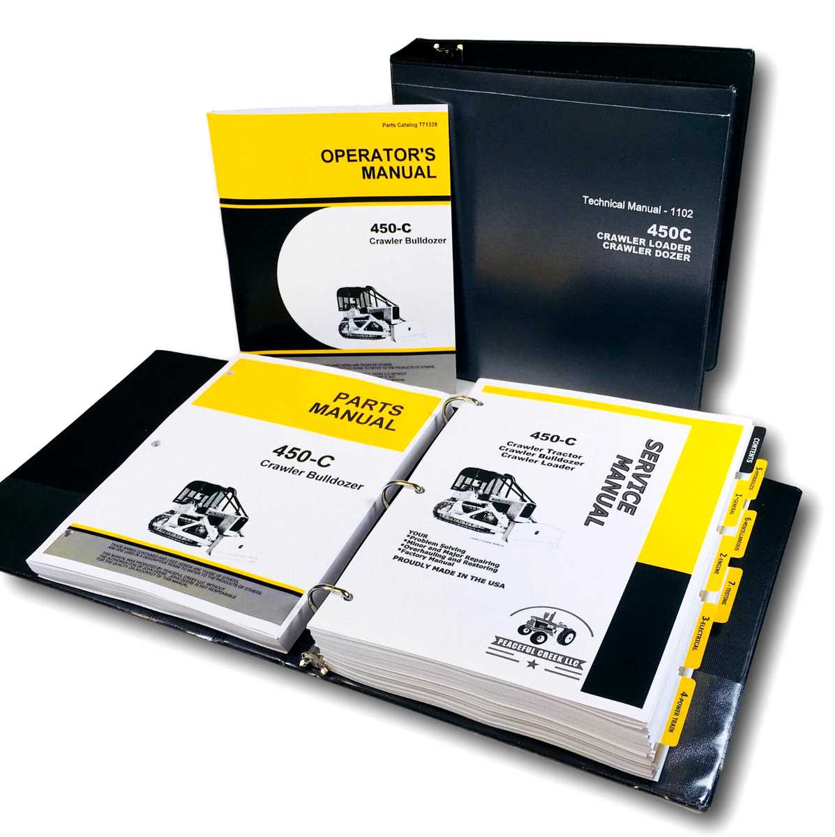 john deere 450 dozer repair manual