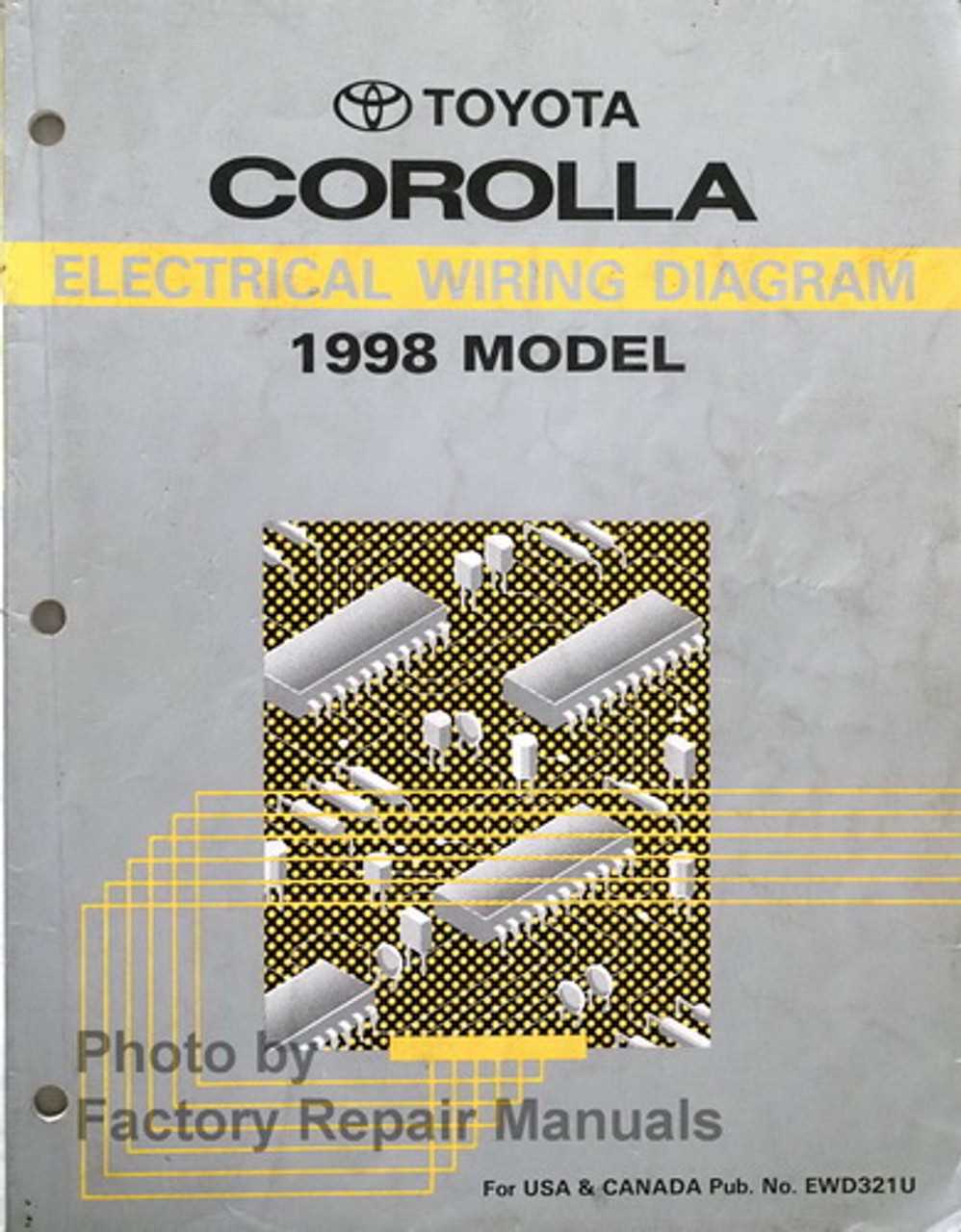 1998 toyota corolla repair manual