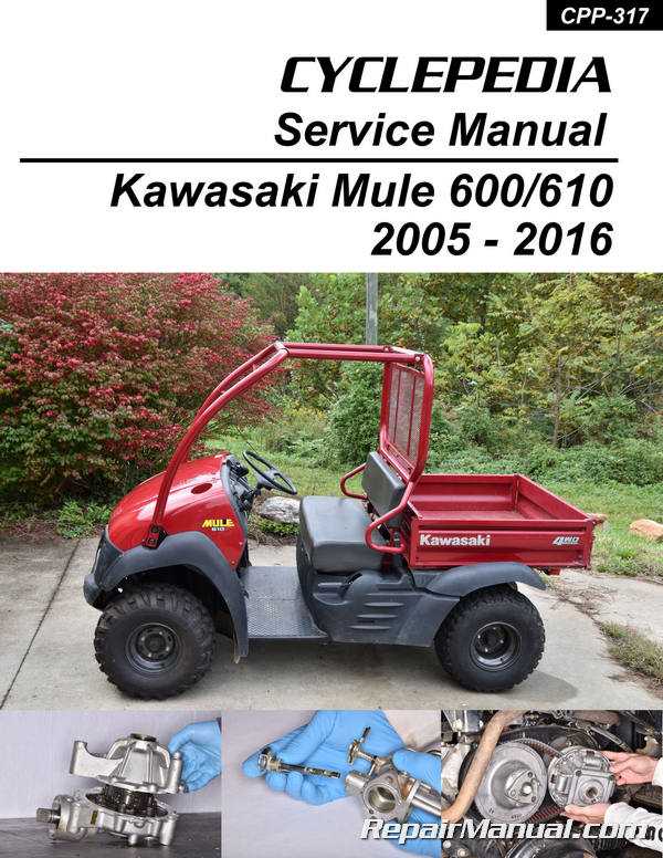 free kawasaki mule repair manuals