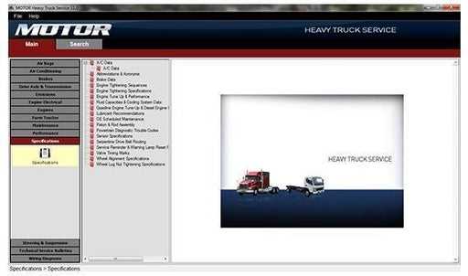 motor heavy truck repair manual