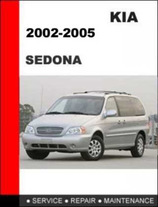 2004 kia sedona repair manual