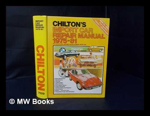 chilton import car repair manual