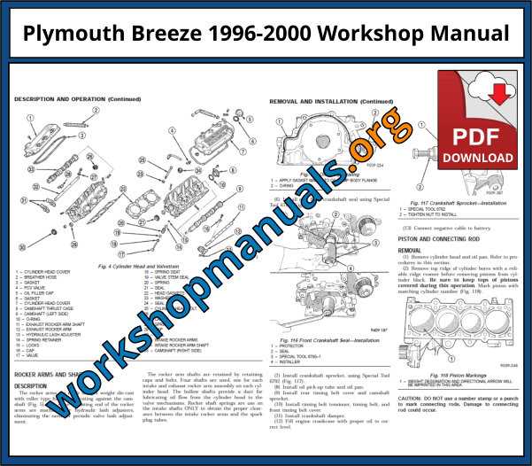 plymouth breeze repair manual