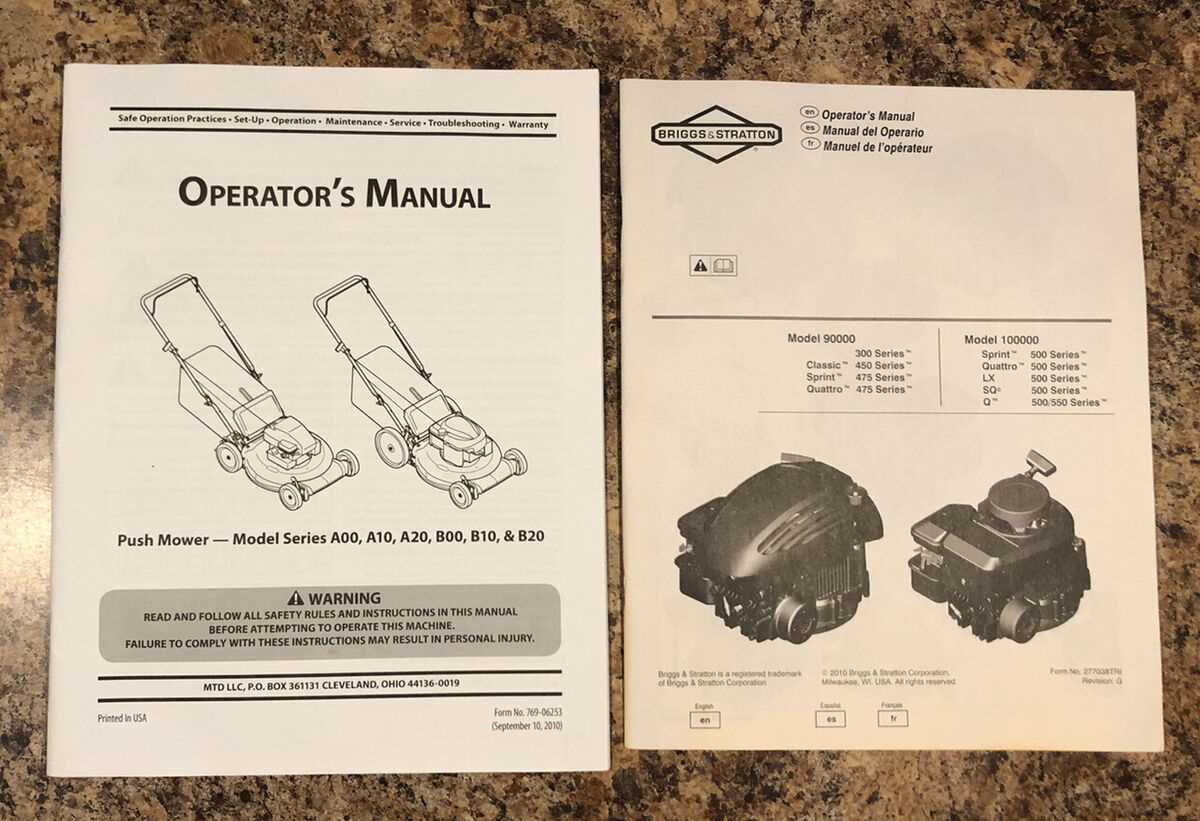 briggs and stratton lawn mower repair manual