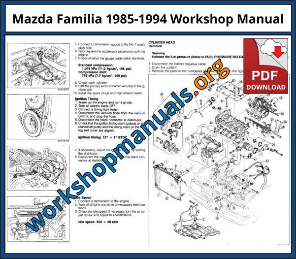 mazda fe engine repair manual