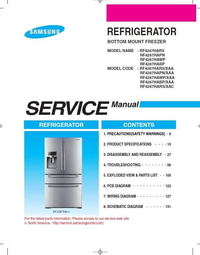 samsung rfg237aars repair manual