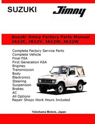 suzuki samurai repair manual