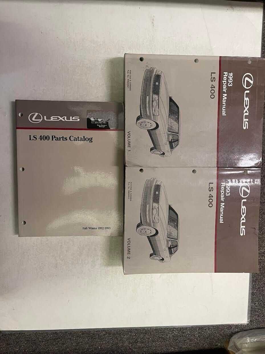 1992 lexus ls400 repair manual