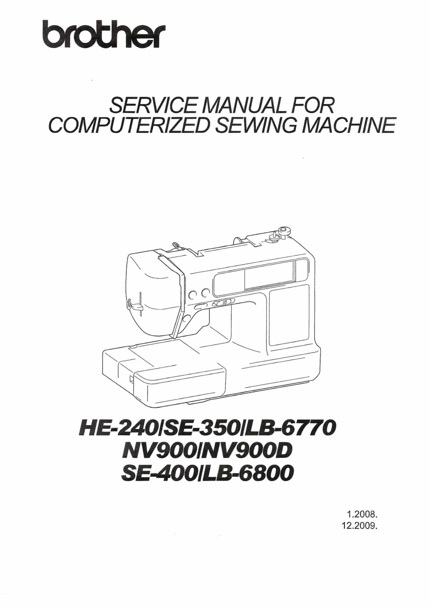 brother se 270d repair manual