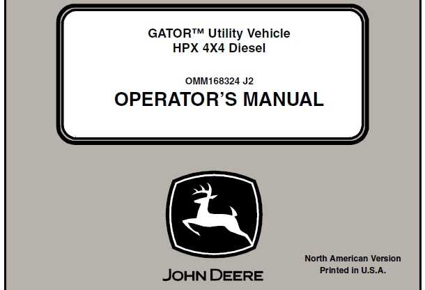 john deere gator hpx repair manual