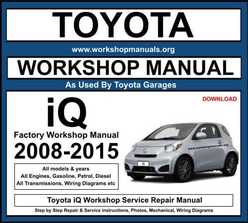 toyota service and repair manual