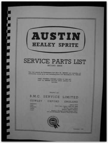 austin healey sprite repair manual