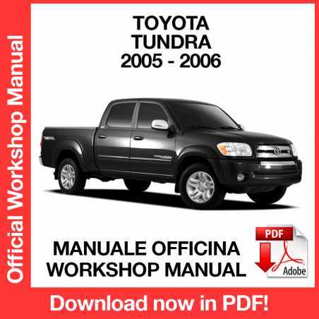 2006 tundra repair manual